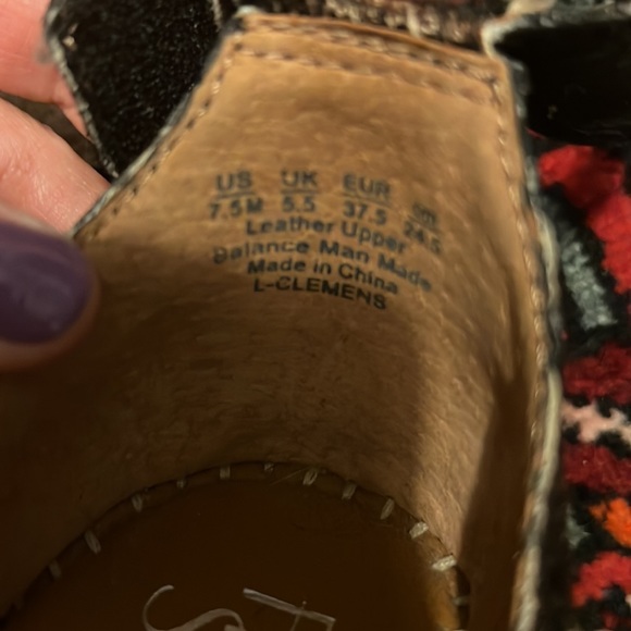 Franco Sarto Platform Animal Print Sandals - Picture 11 of 11